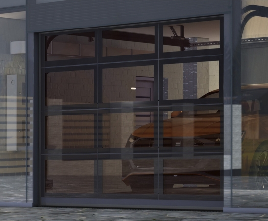 Панорамные ворота Алютех AluPro в Полтавской