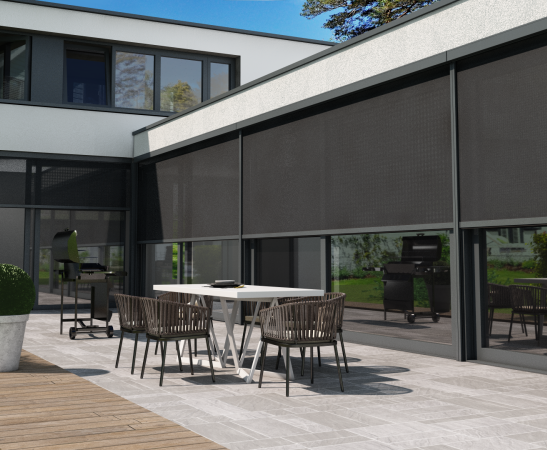 Внешняя солнцезащита помещений в Полтавской