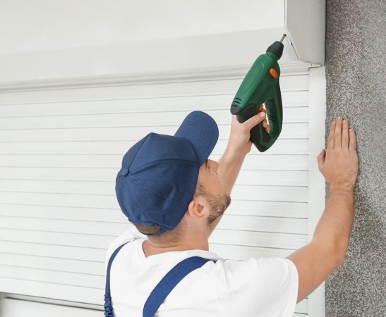 Установка рольставней в Полтавской